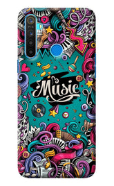 Music Graffiti Realme 5/5i/5s Back Cover